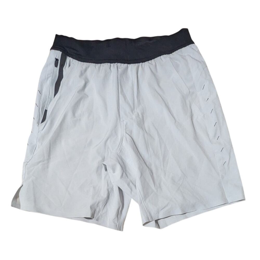 Ten Thousand Interval Mens XS Workout Shorts Gray 7" Inseam Lined Athletic Gym